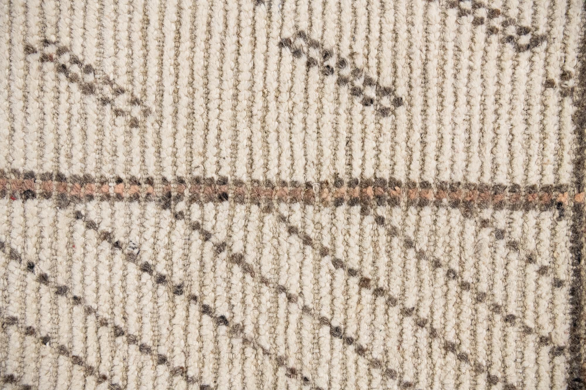 15' 5 x 24' Hand Knotted Moroccan Wool Rug
