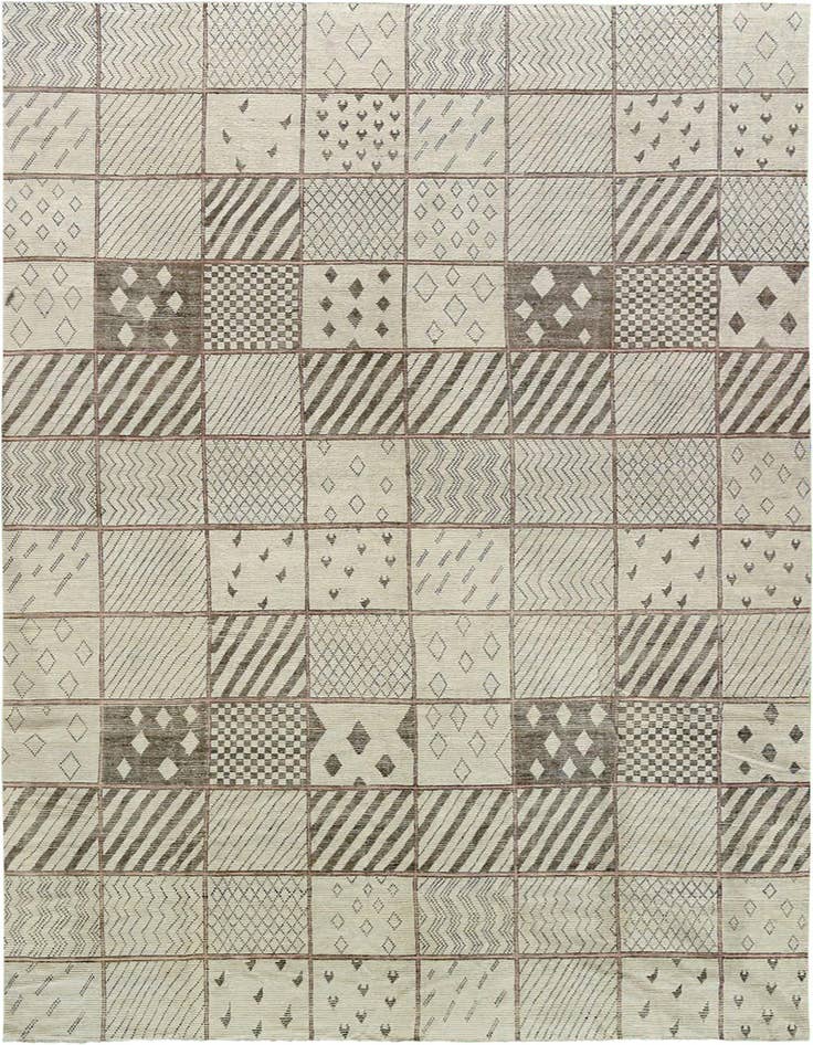 Detail image of 15' 5 x 24' Hand Knotted Moroccan Wool Rug