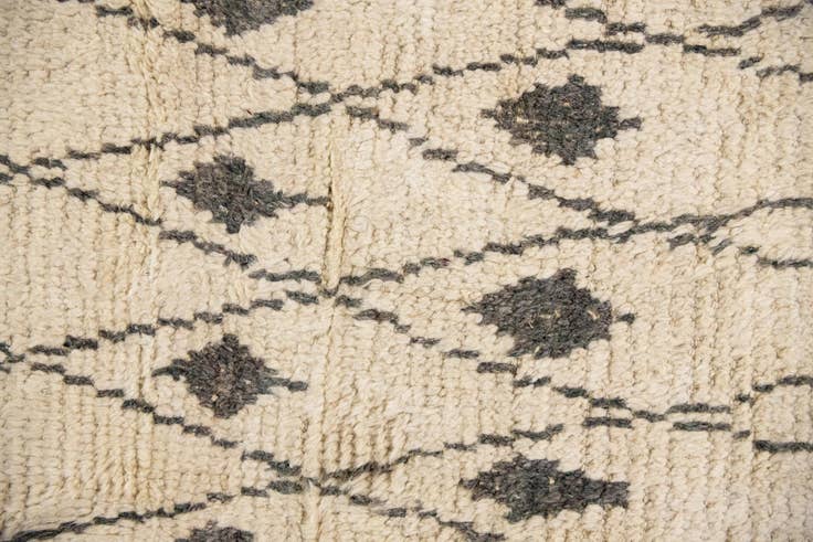 Detail image of 12' 2 x 16' Hand Knotted Moroccan Wool Rug