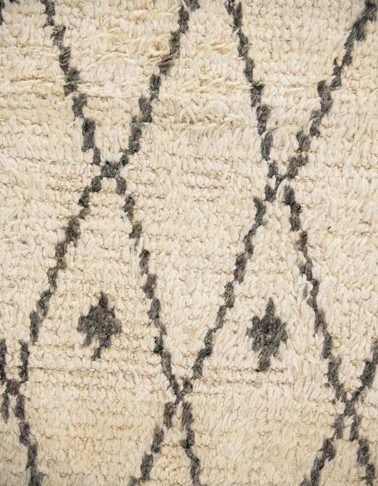 Detail image of 12' 2 x 16'  Hand Knotted Moroccan Wool Rug