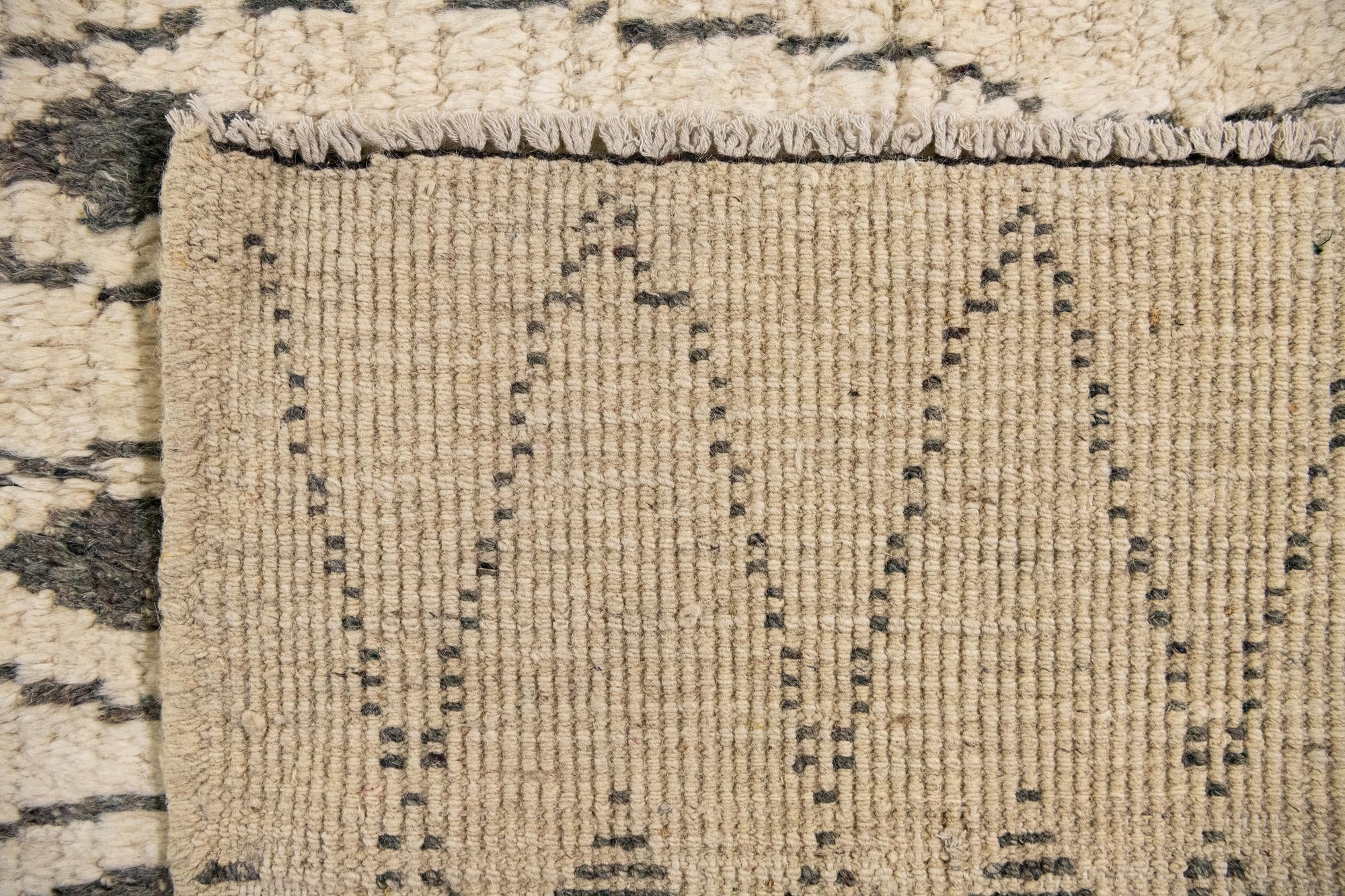 12' 2 x 16' Hand Knotted Moroccan Wool Rug