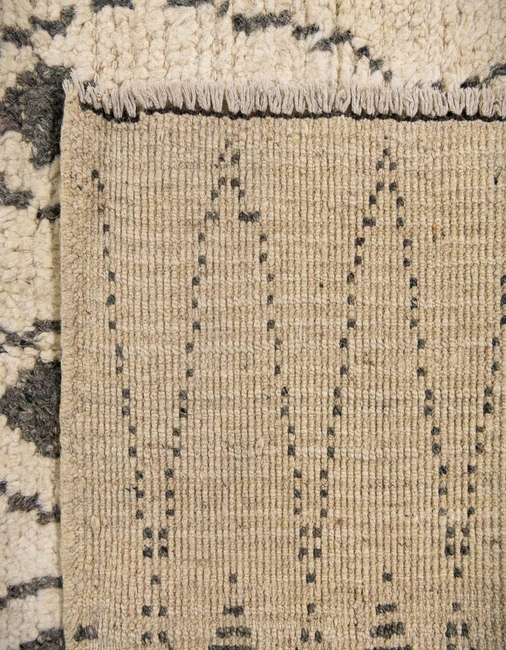 Detail image of 12' 2 x 16'  Hand Knotted Moroccan Wool Rug