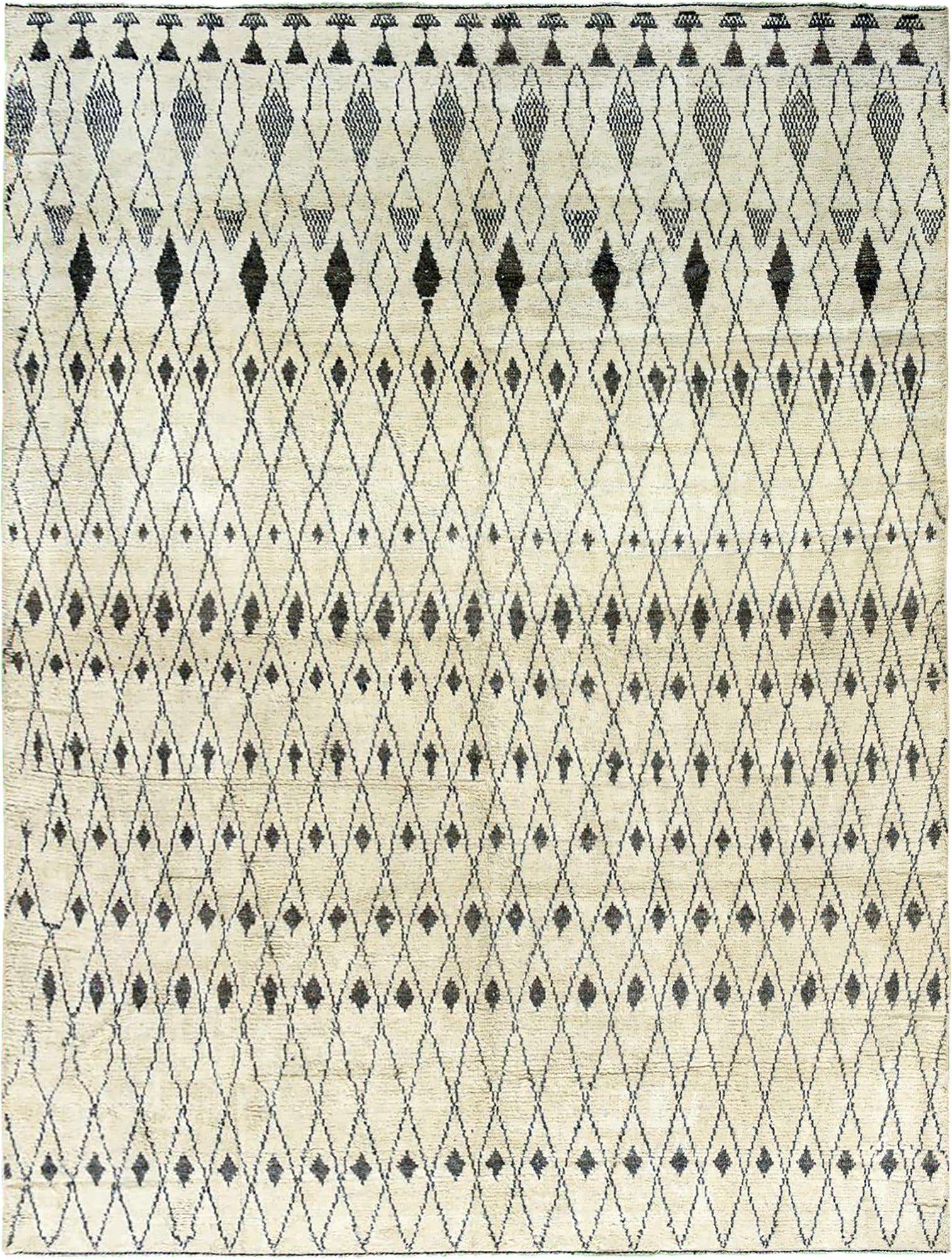 12' 2 x 16' Hand Knotted Moroccan Wool Rug