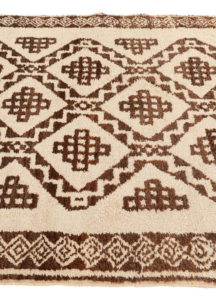 3' 8 x 7' Hand Knotted Moroccan Wool Rug