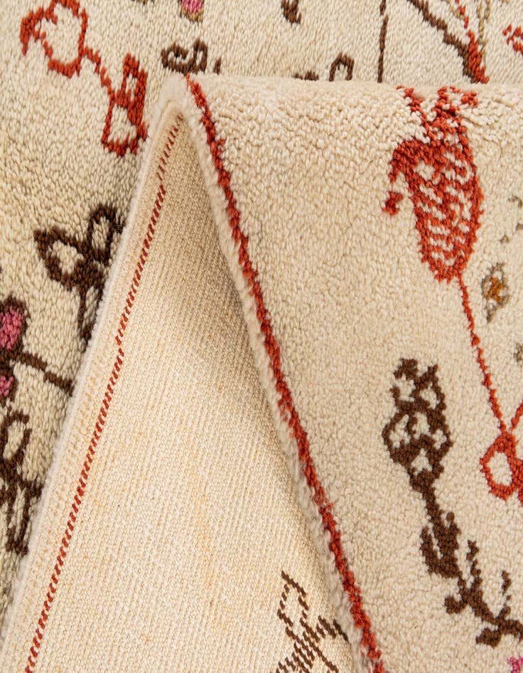 Detail image of 5' x 5' 7  Hand Knotted Moroccan Wool Rug