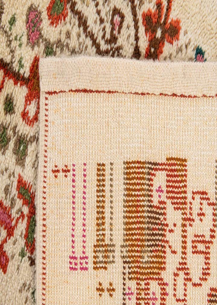 5' x 5' 7 Hand Knotted Moroccan Wool Rug