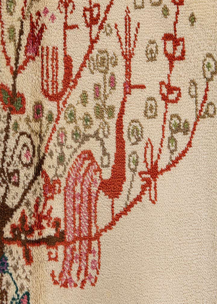 5' x 5' 7 Hand Knotted Moroccan Wool Rug