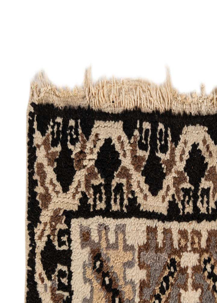 6' 3 x 9' 4 Hand Knotted Moroccan Wool Rug