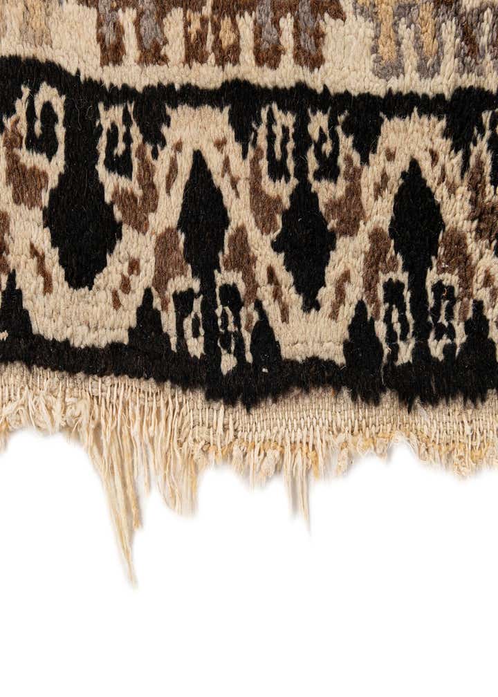 6' 3 x 9' 4 Hand Knotted Moroccan Wool Rug