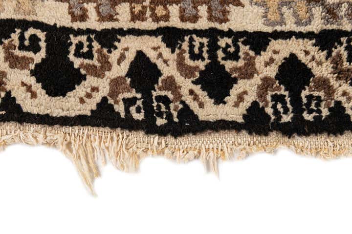 6' 3 x 9' 4 Hand Knotted Moroccan Wool Rug