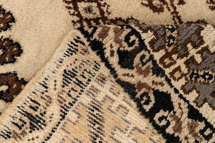 6' 3 x 9' 4 Hand Knotted Moroccan Wool Rug