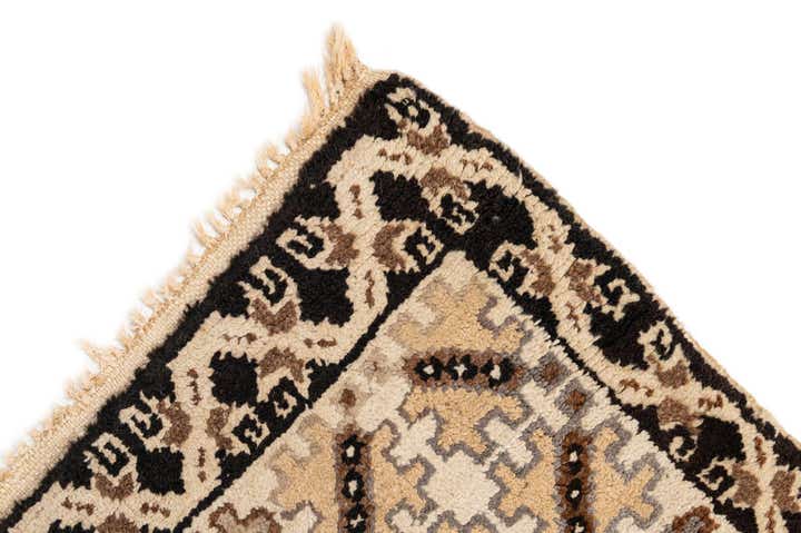 6' 3 x 9' 4 Hand Knotted Moroccan Wool Rug