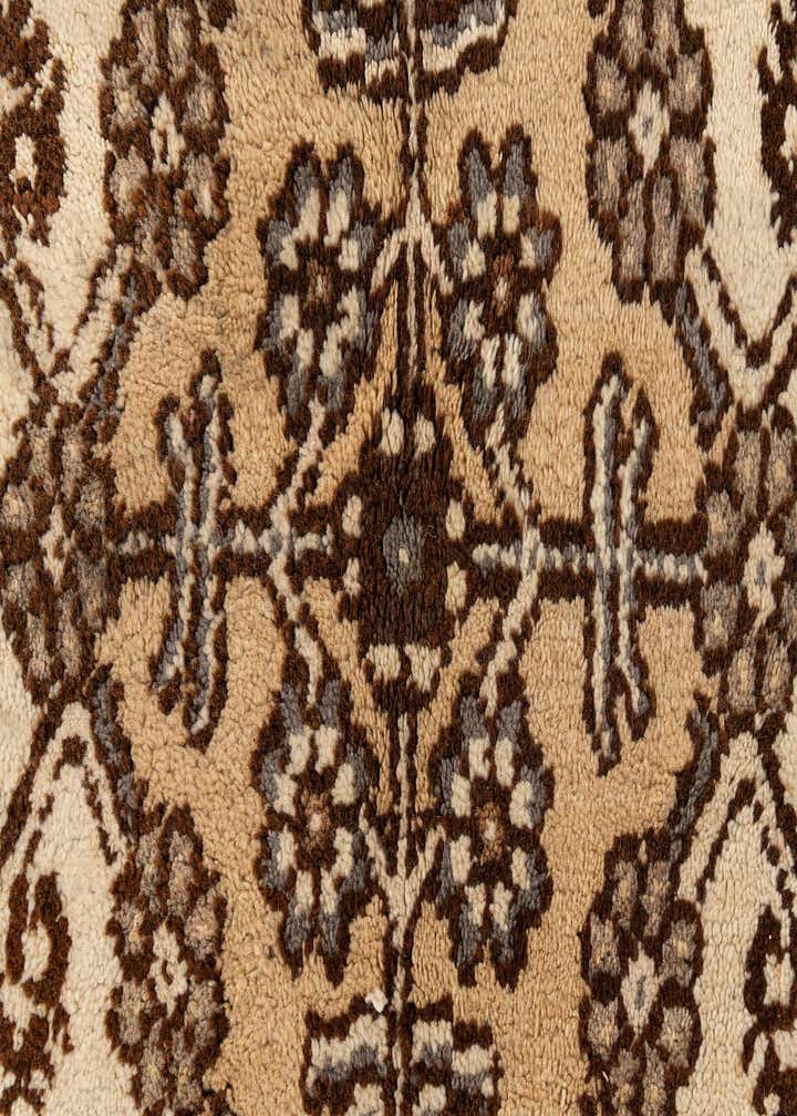 6' 3 x 9' 4 Hand Knotted Moroccan Wool Rug