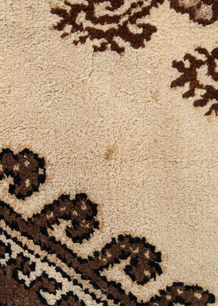 6' 3 x 9' 4 Hand Knotted Moroccan Wool Rug