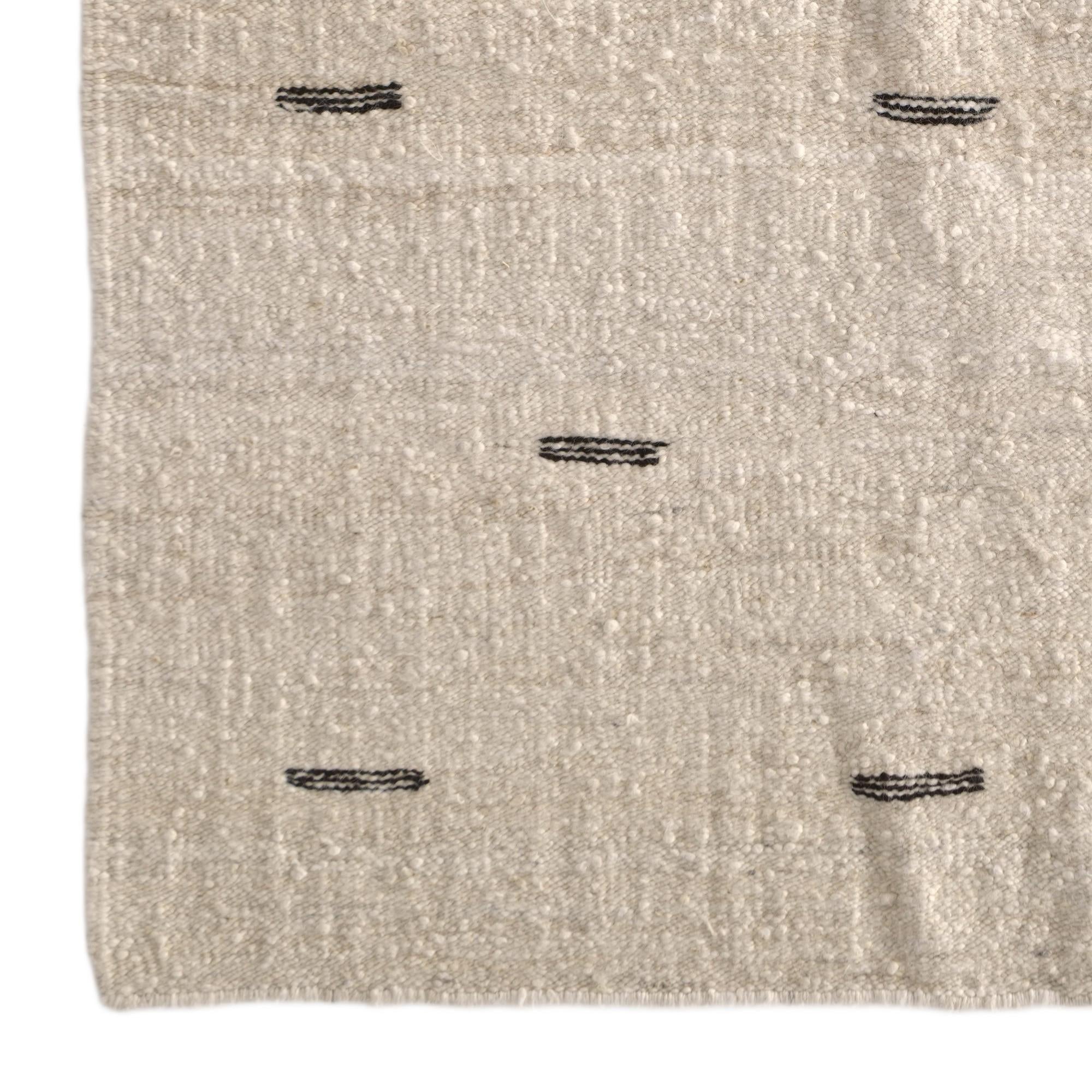 5' x 6' 10 Hand Knotted Moroccan Wool Rug