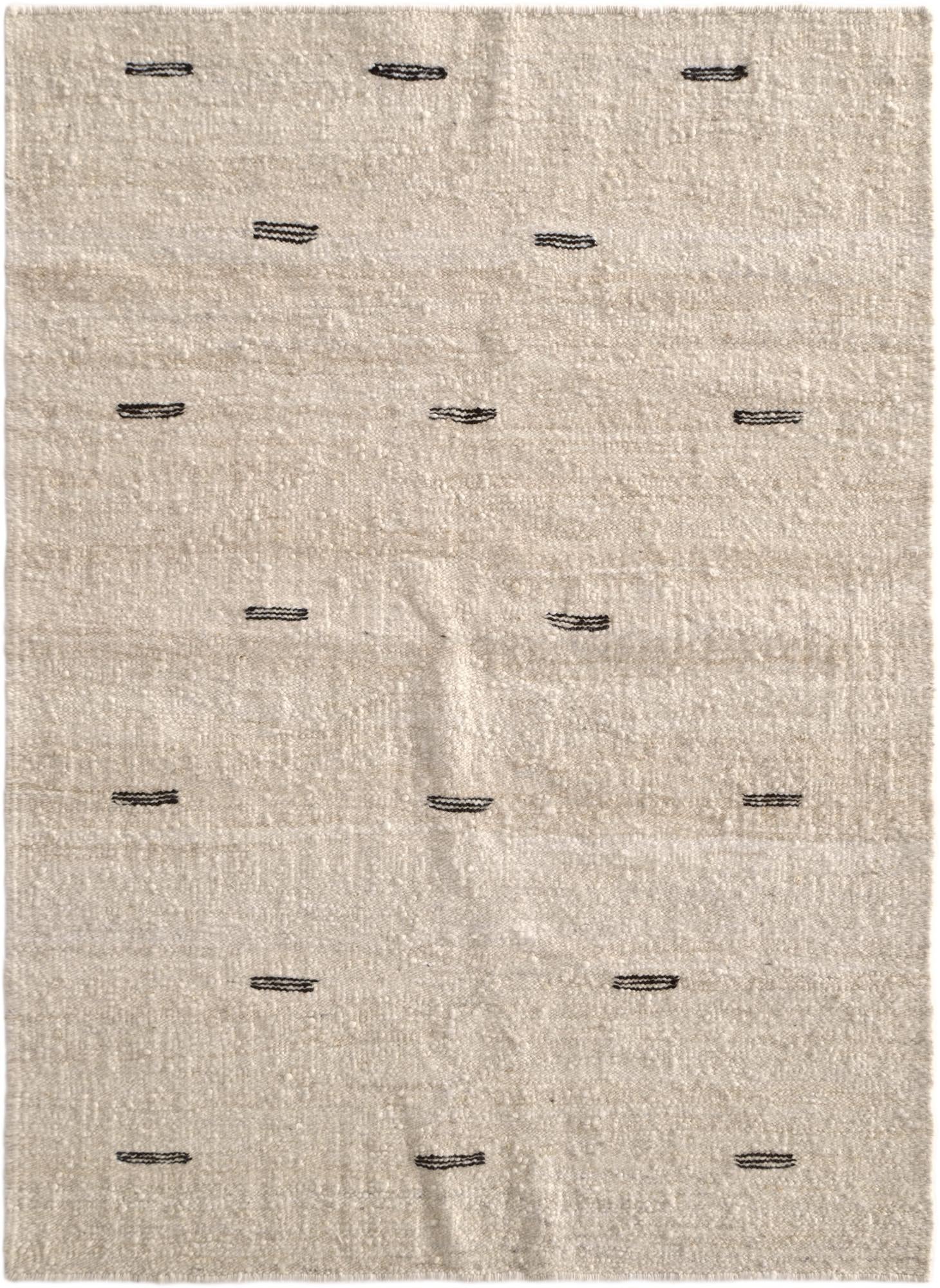 5' x 6' 10 Hand Knotted Moroccan Wool Rug