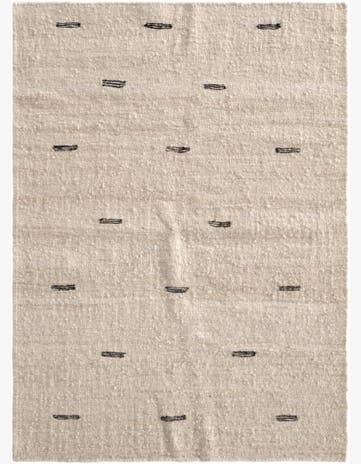 5' x 6' 10 Hand Knotted Moroccan Wool Rug