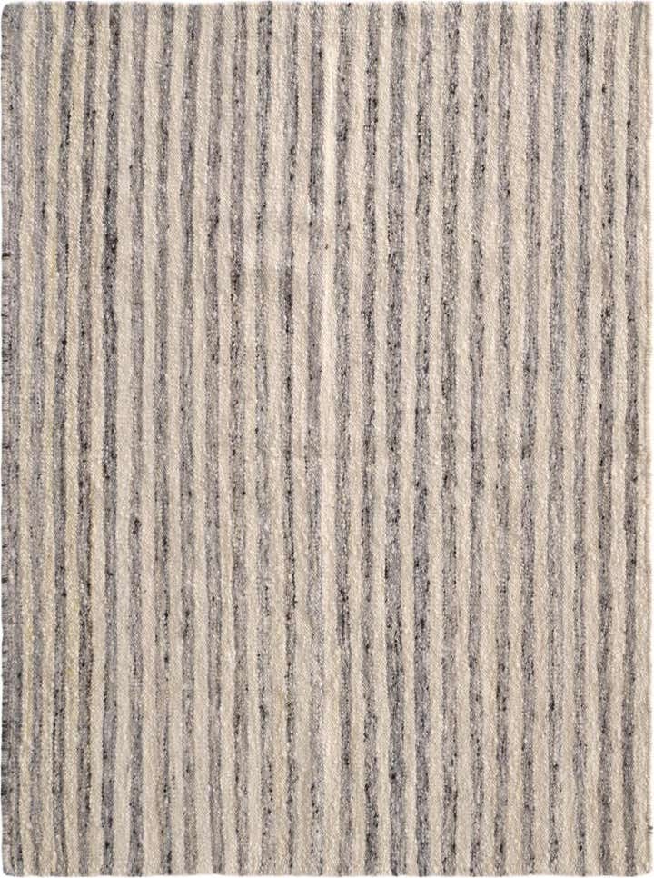 4' 11 x 6' 7 Hand Knotted Moroccan Wool Rug