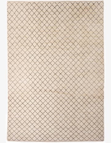 7' 11 x 11' 6 Hand Knotted Moroccan Wool Rug