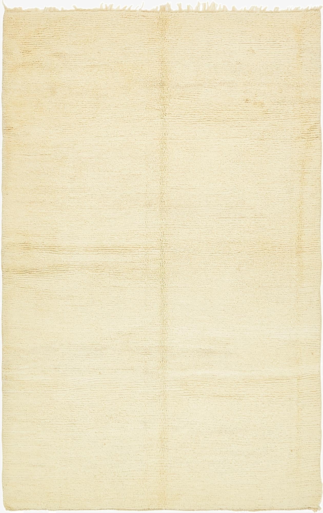 6' 2 x 9' 8  Hand Knotted Moroccan Wool Rug