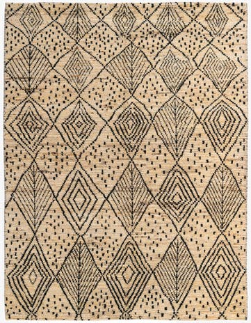 5' 9 x 7' 5 Hand Knotted Moroccan Wool Rug