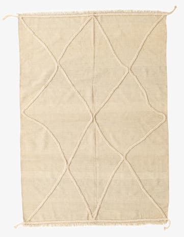 4' 10 x 6' 10 Hand Woven Moroccan Wool Rug