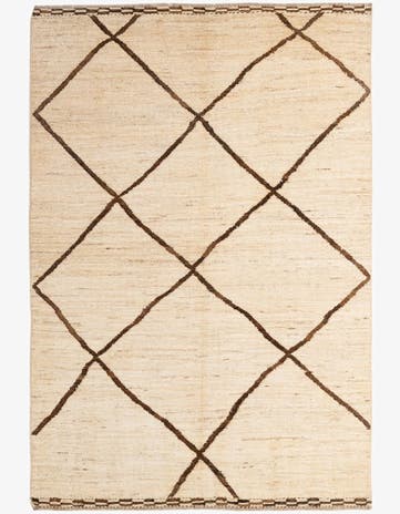 5' 7 x 7' 11 Hand Knotted Moroccan Wool Rug