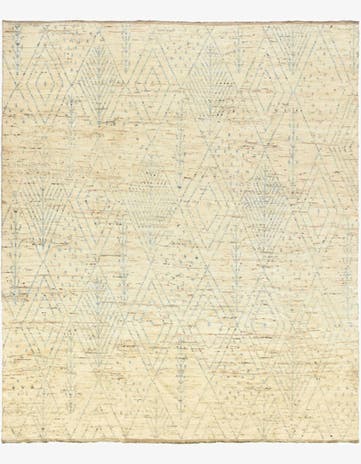 13' 7 x 16' Hand Knotted Moroccan Wool Rug