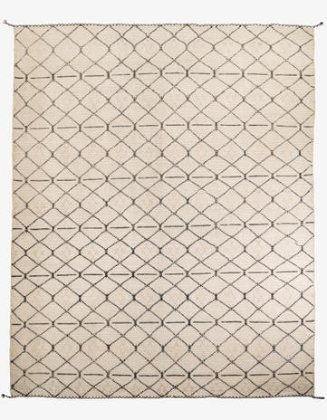 11' 10 x 14' 6 Hand Knotted Moroccan Wool Rug