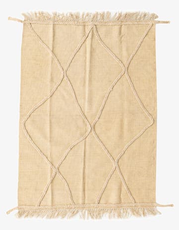 3' 5 x 4' 9 Hand Knotted Moroccan Wool Rug