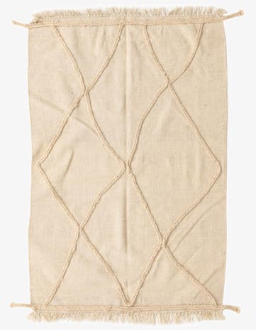 3' 3 x 5' Hand Knotted Moroccan Wool Rug