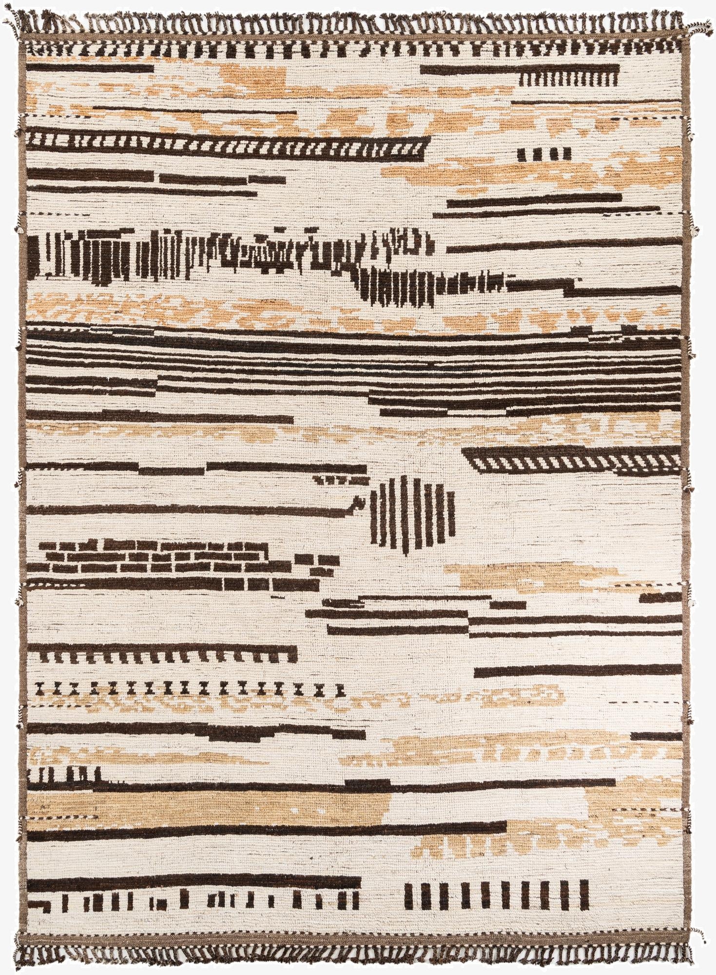 10' 2 x 13' 10  Hand Knotted Moroccan Wool Rug