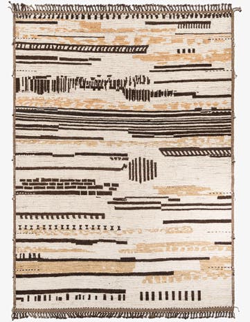 10' 2 x 13' 10 Hand Knotted Moroccan Wool Rug