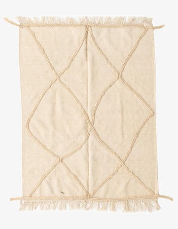 3' 9 x 4' 10 Hand Woven Moroccan Wool Rug