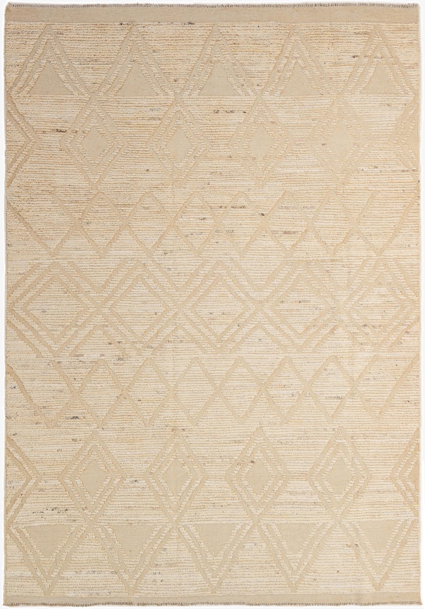 6' 5 x 8' 11  Hand Knotted Moroccan Wool Rug