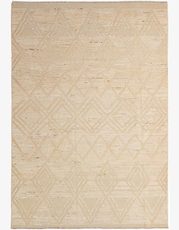 6' 5 x 8' 11 Hand Knotted Moroccan Wool Rug