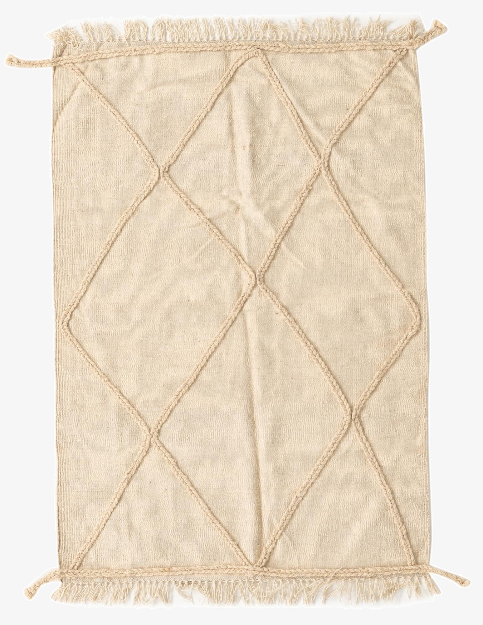 105cm x 152cm  Hand Woven Moroccan Wool Rug