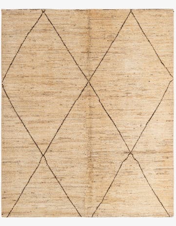 4' 10 x 5' 8 Hand Knotted Moroccan Wool Rug