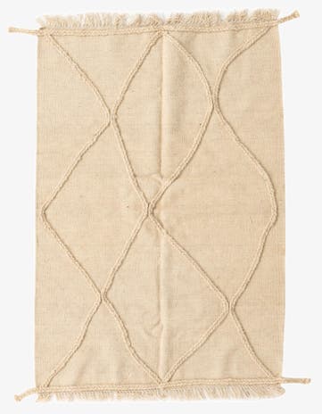 3' 4 x 5' Hand Woven Moroccan Wool Rug