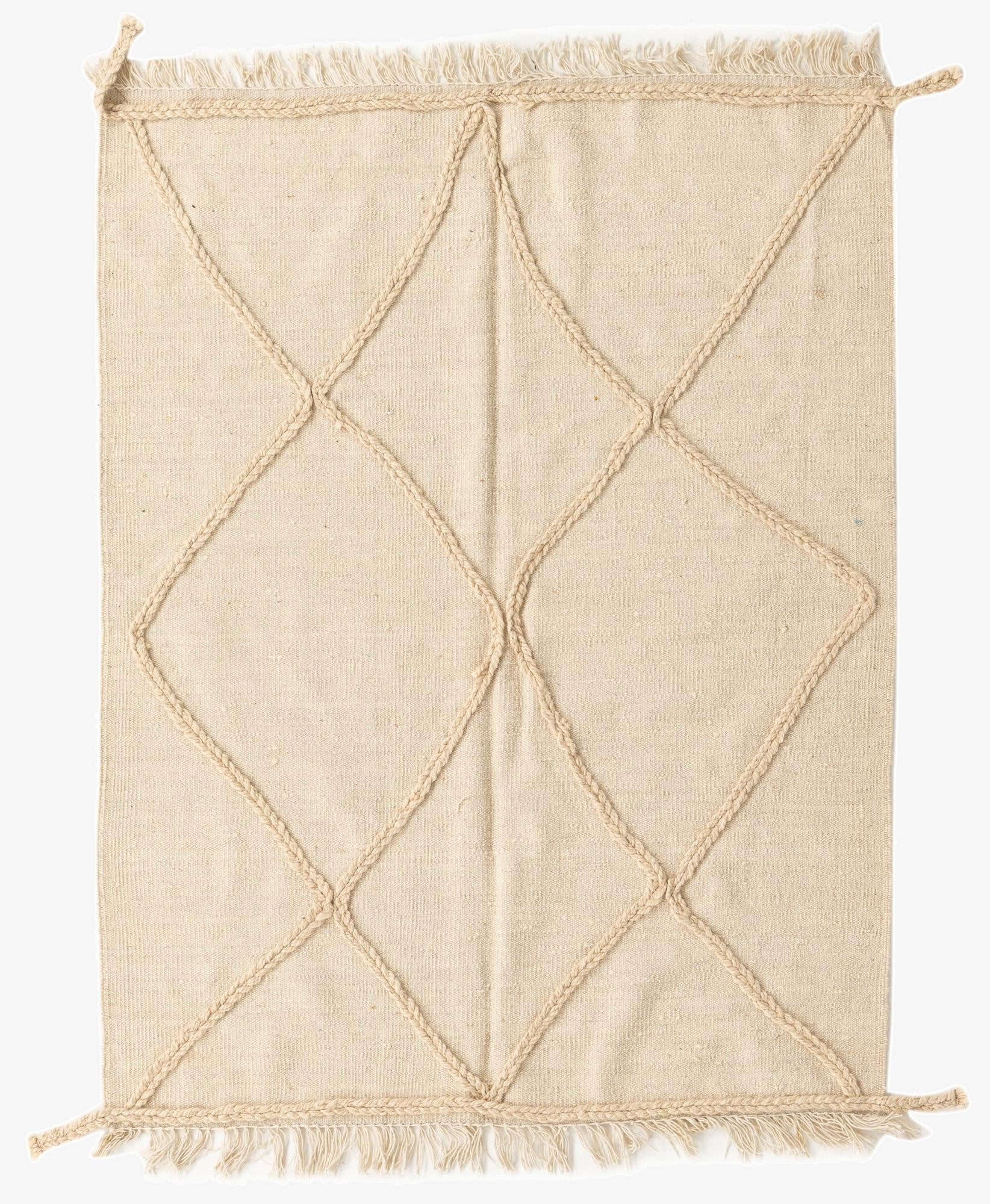 112cm x 147cm  Hand Woven Moroccan Wool Rug