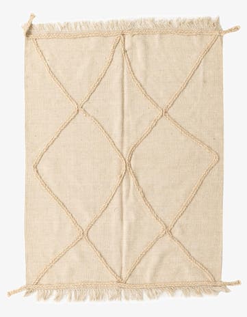 3' 8 x 4' 10 Hand Woven Moroccan Wool Rug