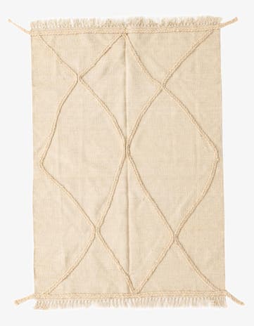 3' 5 x 4' 10 Hand Knotted Moroccan Wool Rug