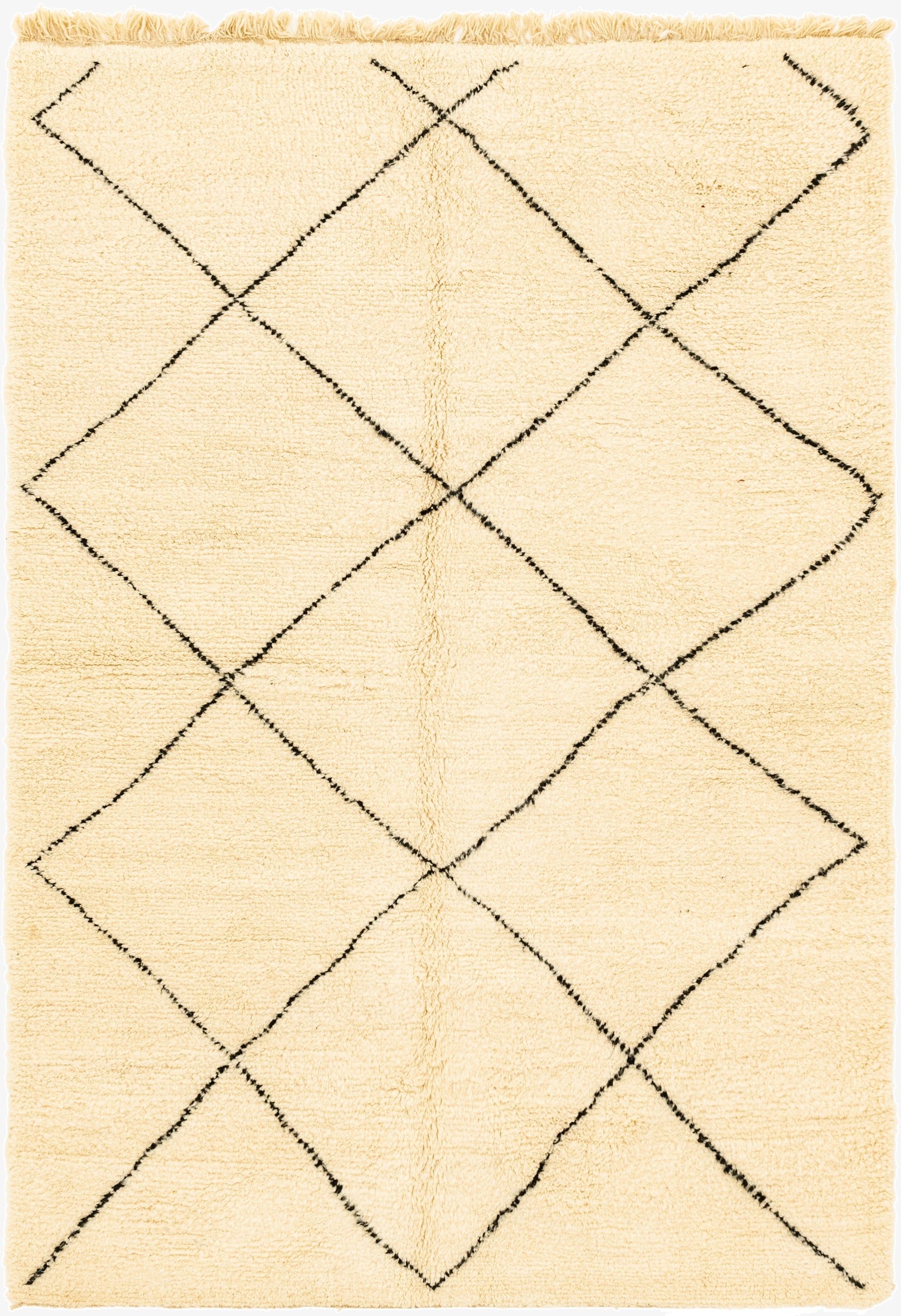 6' 10 x 10'  Hand Knotted Moroccan Wool Rug