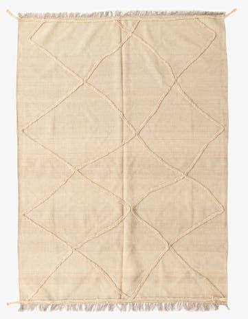 5' 7 x 7' 9 Hand Knotted Moroccan Wool Rug