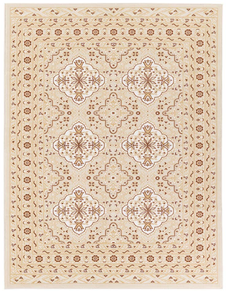 Detail image of 5' x 7' 8 Nain Design Rug