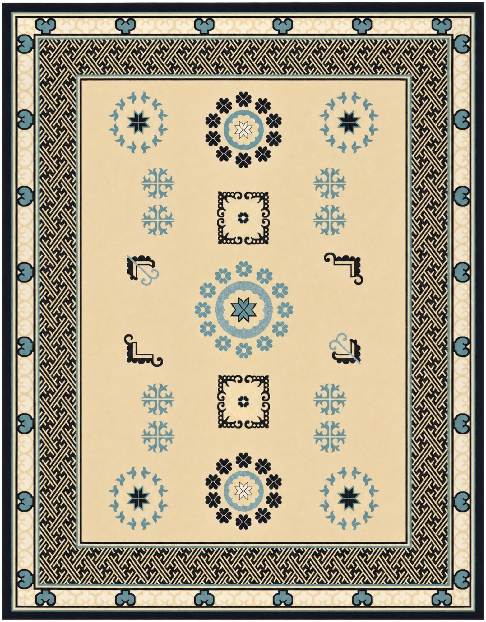 Cream Nain Design Rug