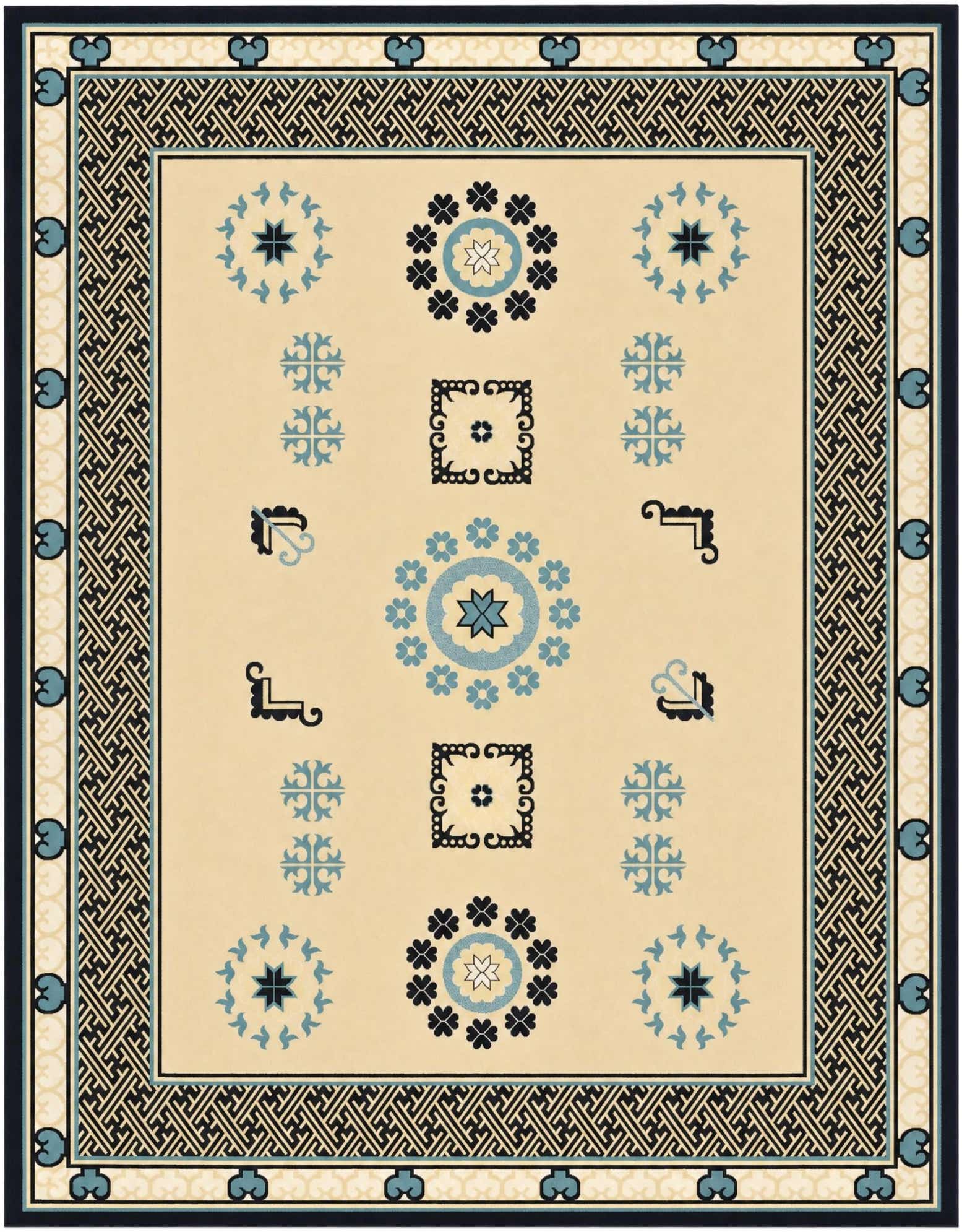 7' 10 x 10' Nain Design Rug