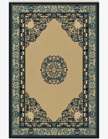 4' x 6' Nain Design Rug