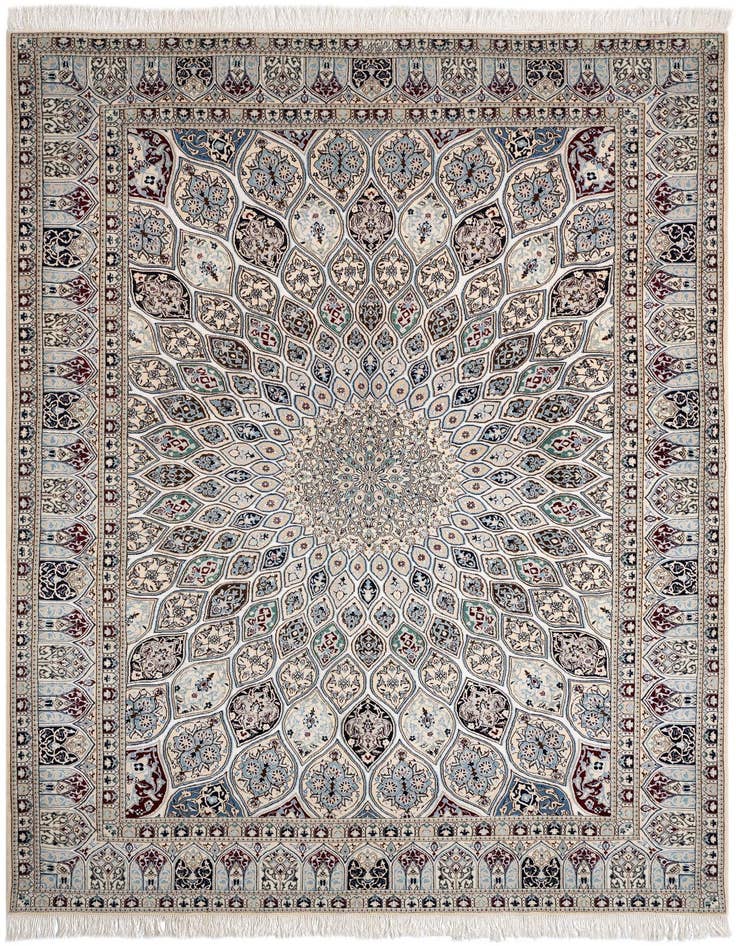 Detail image of 6' 7 x 10' Nain Rug