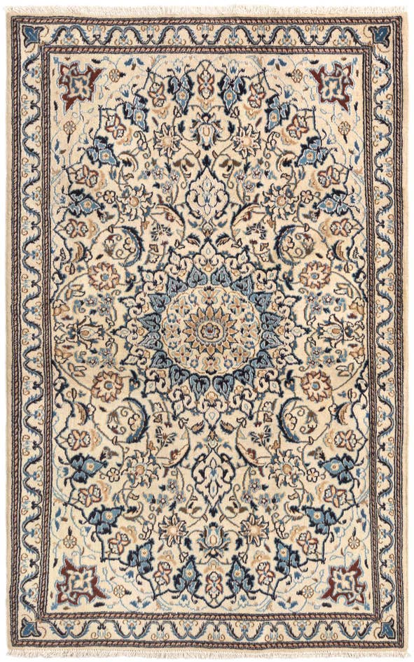 Detail image of 3' 10 x 6' 3 Nain Wool Rug